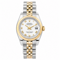 Rolex Datejust 26MM 179173 Two Tone White Dial Watch